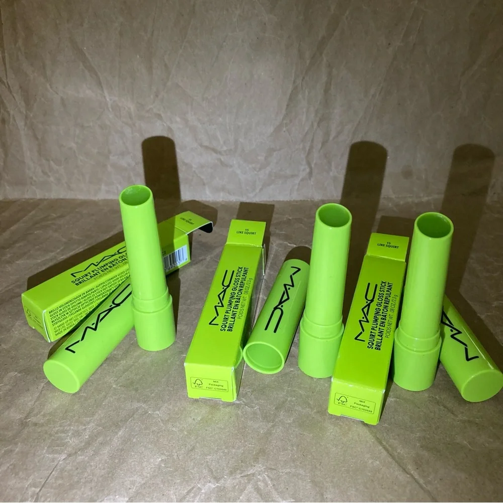 3 x Mac squirt plumping gloss stick